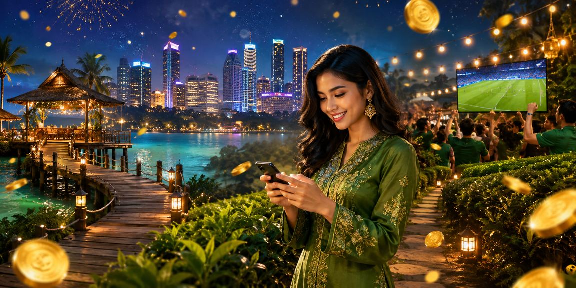Pengguna Petaling Jaya menyemak odds kasino mudah alih semasa Hari Raya