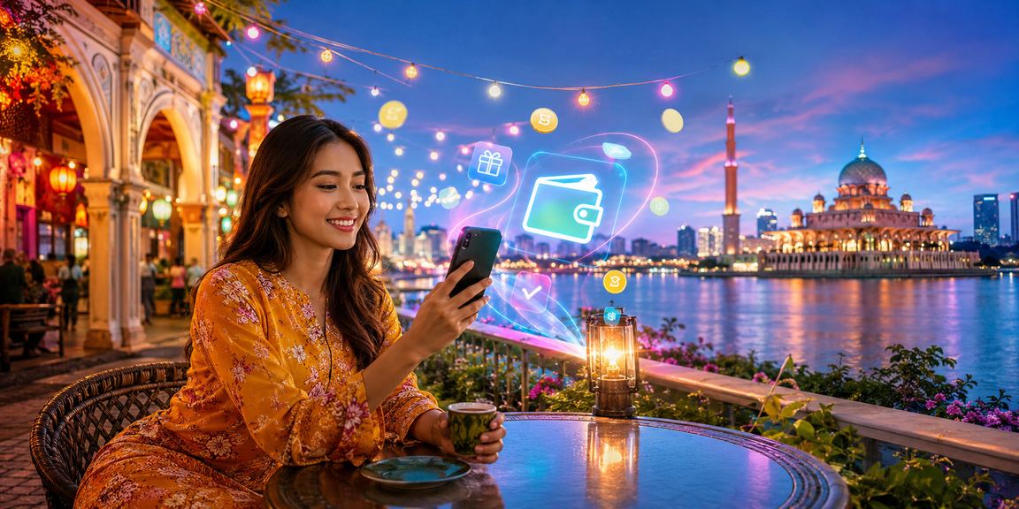 Pengguna Putrajaya melakukan deposit MYR melalui aplikasi mudah alih usj9